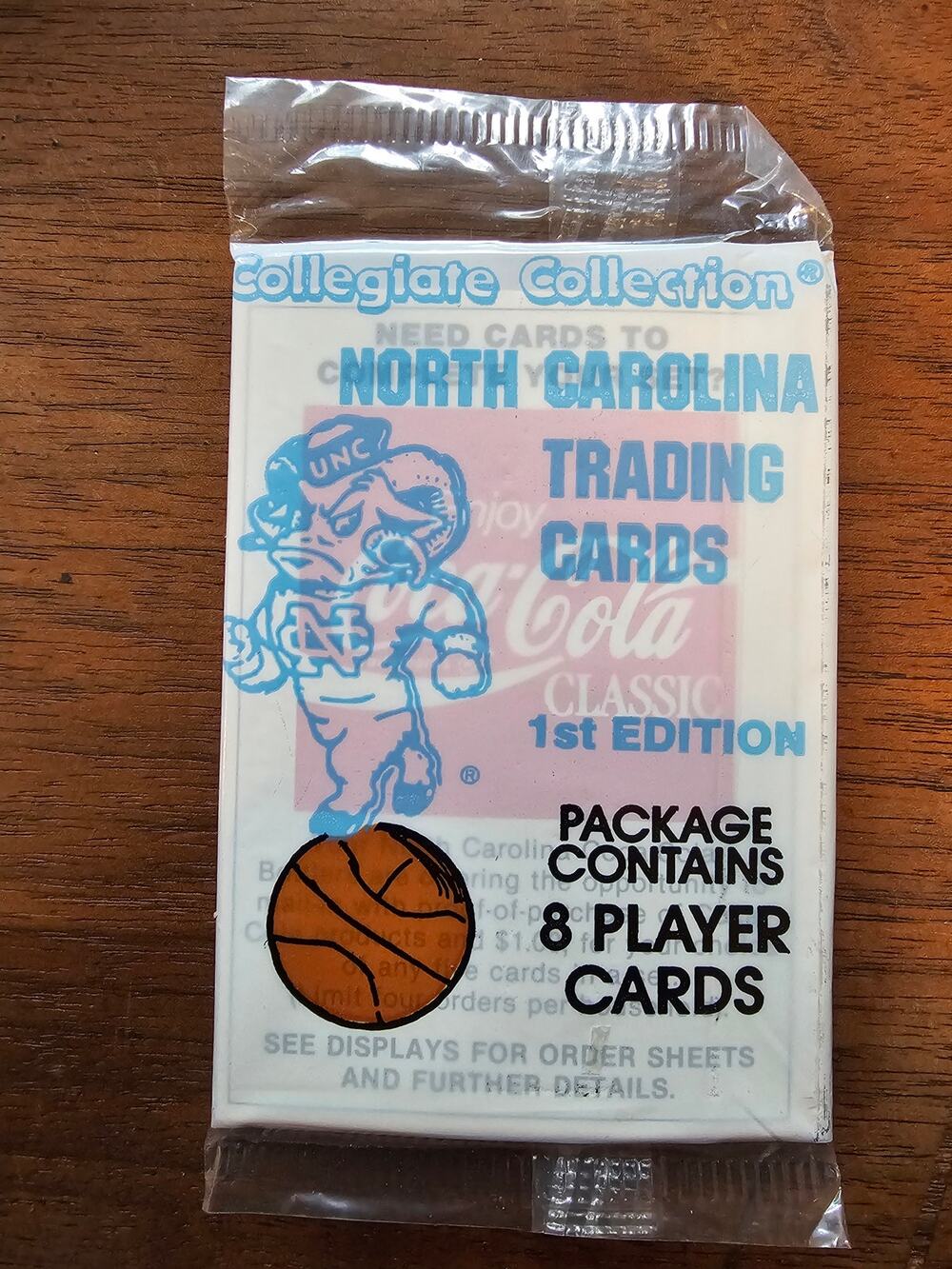 1989 Collegiate Collection - North Carolina - 8-Card Pack w/Michael Jordan #65